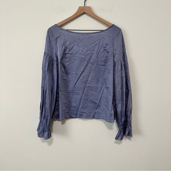 Milly Periwinkle Blouse - Picture 1 of 7